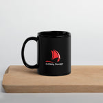 ArtShip Design Black Glossy Mug